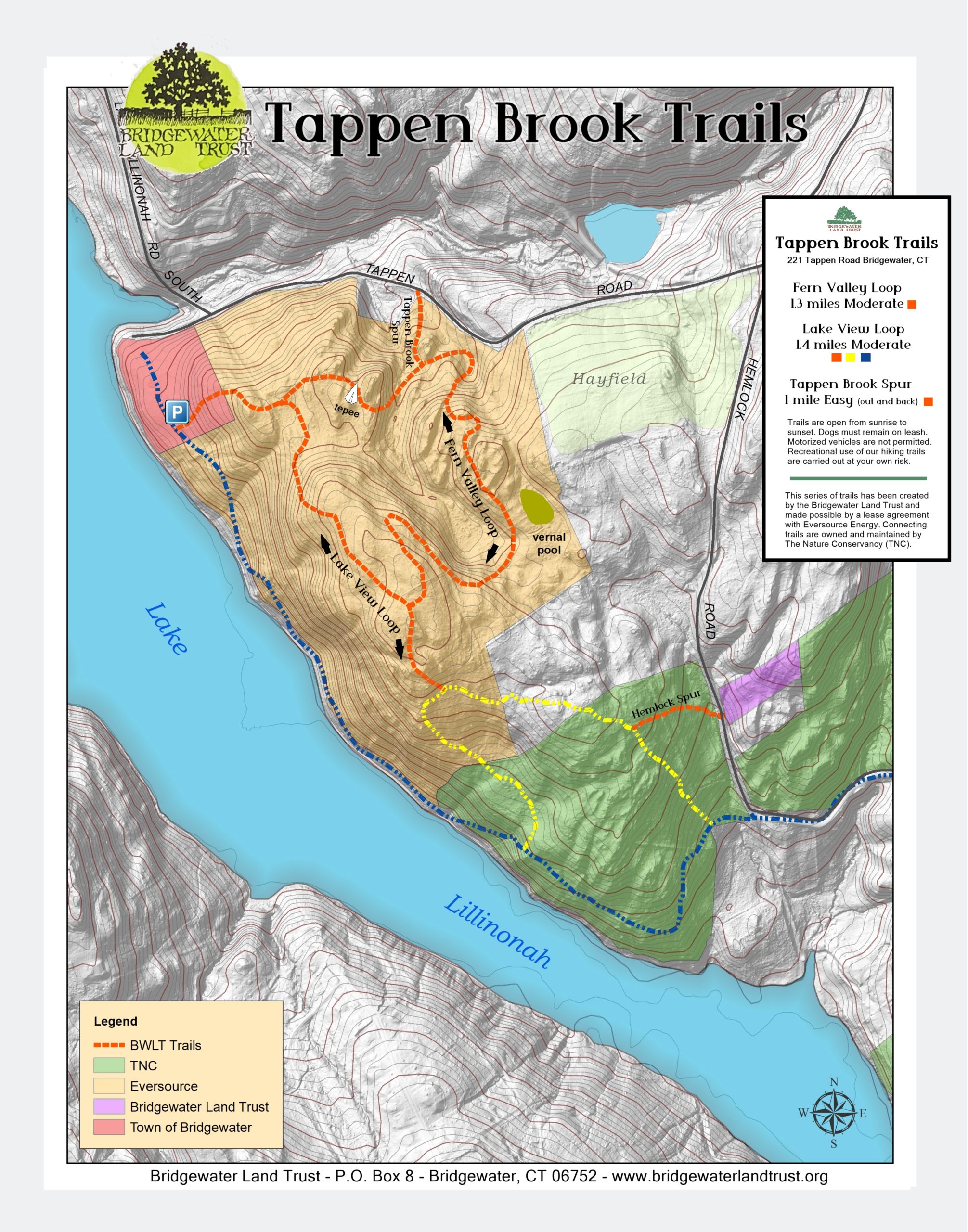 Preserves & Trail Maps Bridgewater Land Trust